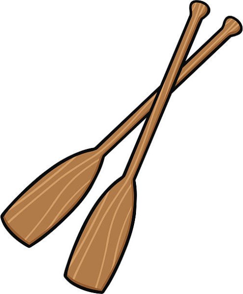 Весло мультяшное