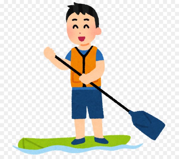 Весло на зеленом фоне