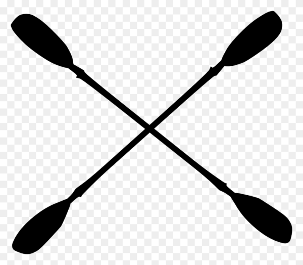 Весло деревянное на прозрачном фоне