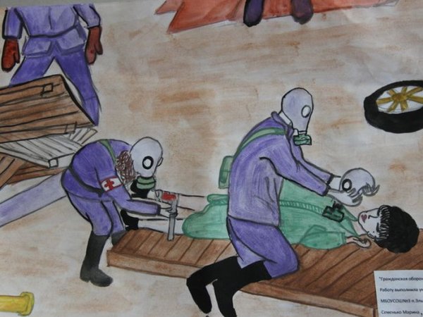 Гражданская оборона рисунки