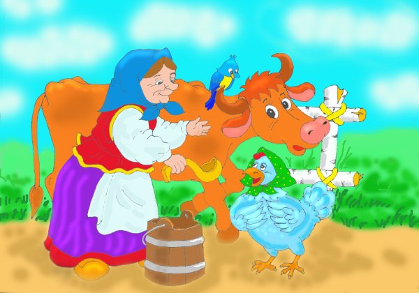 Русская народная сказка петушок и бобовое зернышко