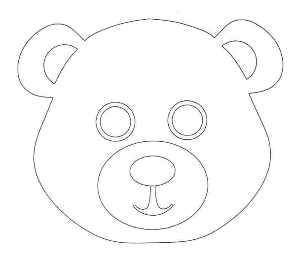 Маска медведь