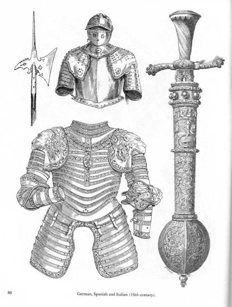 Рыцари средневековья броня и оружие