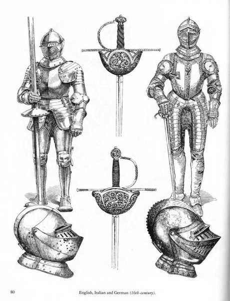 Доспехи и вооружение средневековых рыцарей