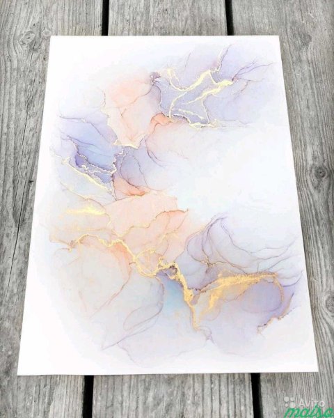 Алкогольные чернила картины