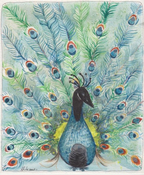 Павлин своими руками