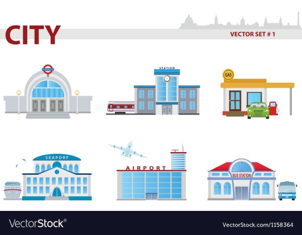 Вокзал вектор