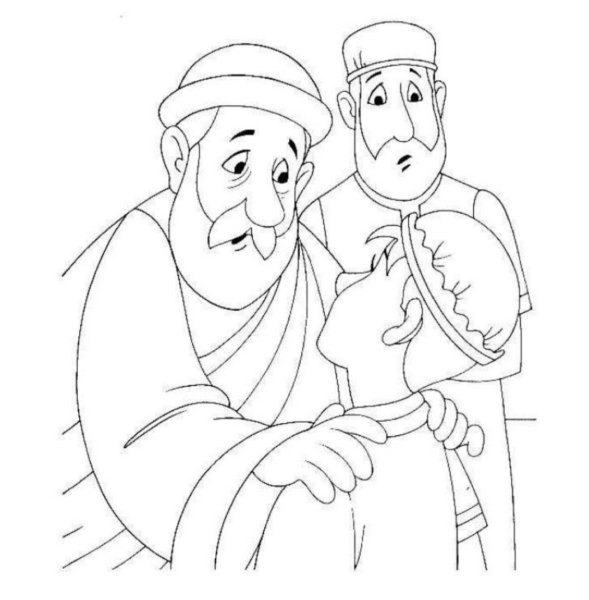 Притча о блудном сыне раскраска