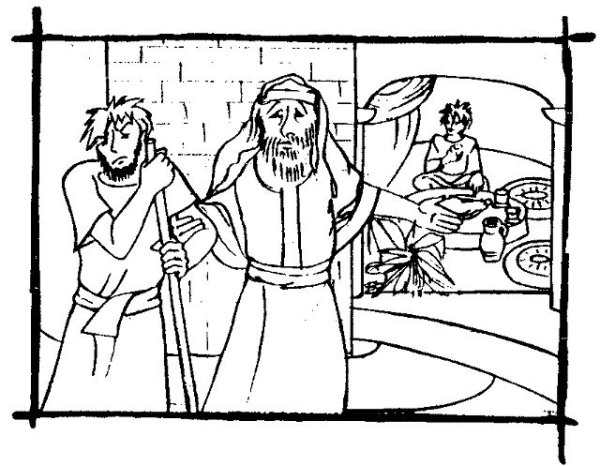 Библейские иллюстрации для детей Возвращение блудного сына