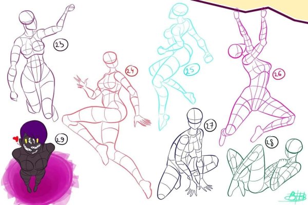 Туториалы позы для рисования