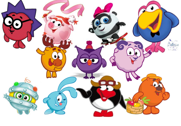 Смешарики картинки для печати