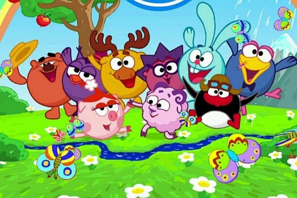 Герои смешариков Крош