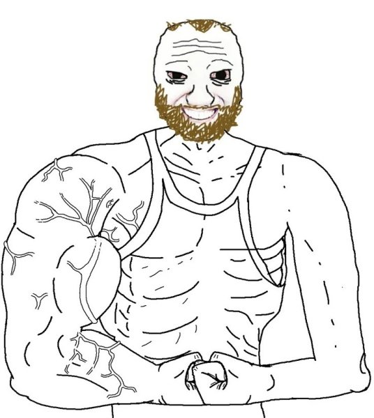 Нарисованный чел ДУМЕР