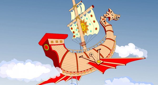 Мультик Летучий корабль