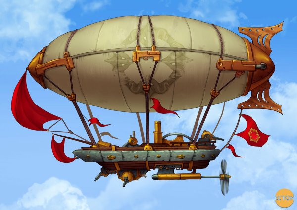 Летучий корабль дирижабль