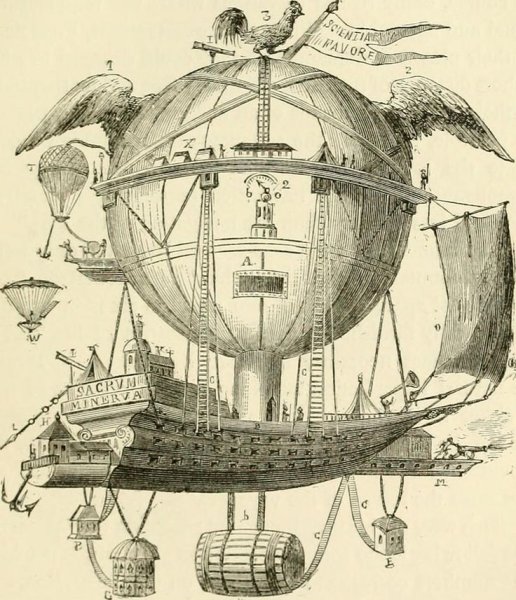 Корабль с воздушным шаром