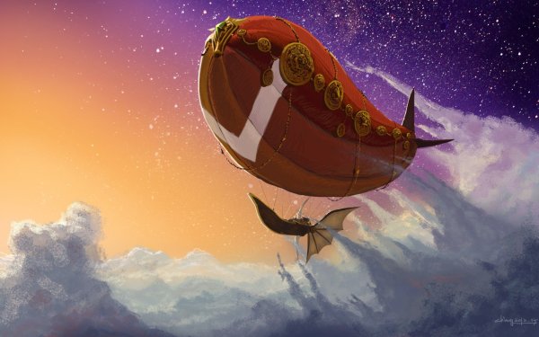 Летучий корабль дирижабль