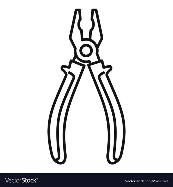 Трафарет плоскогубцы