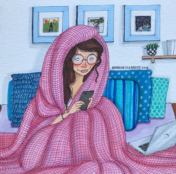 Аманда Оливер рисунки