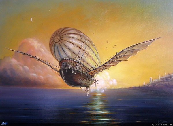 Корабль с воздушным шаром