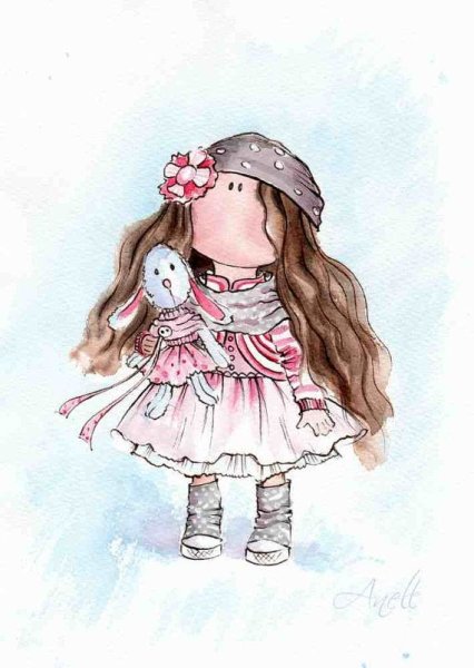 Акварельные куколки