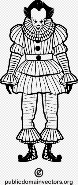 Клоун ПЕННИВАЙЗ раскраска