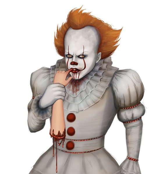 Клоун ПЕННИВАЙЗ раскраска