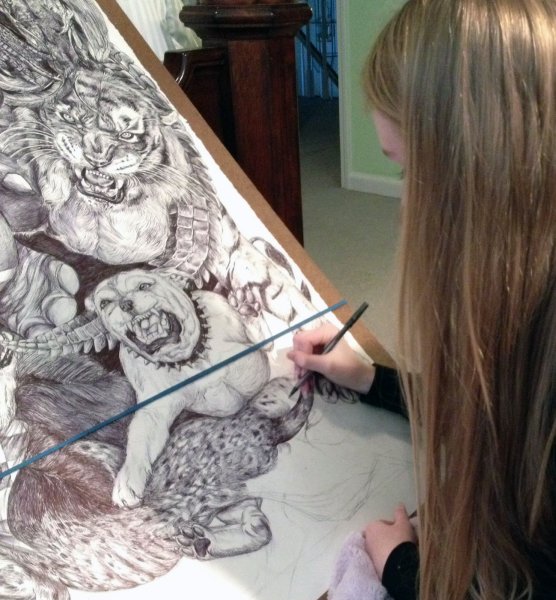 Рисунки настоящих художников