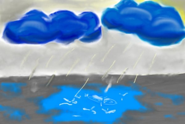 Рисование лужи