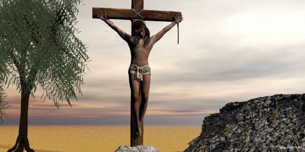 Татуировка Распятие Христа на руке