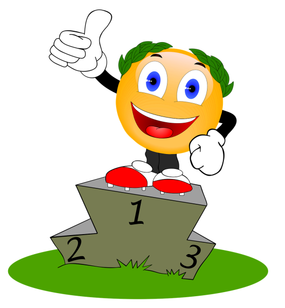 Смайлик победитель