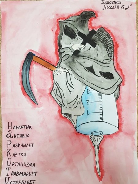 Плакат на тему нет наркотикам