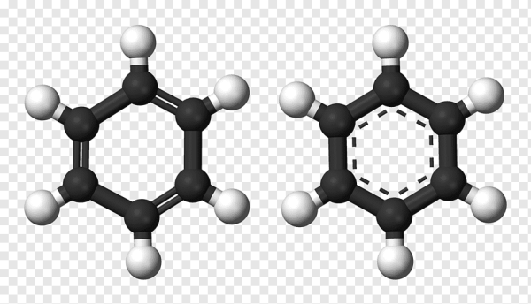 Строение бензола анимация
