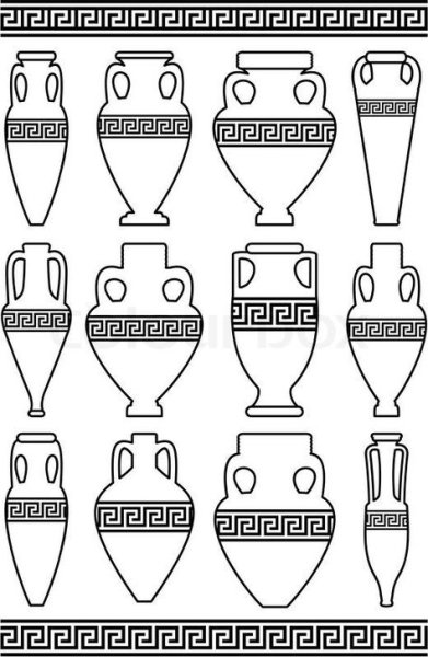 Рисунок Амфоры древней Греции
