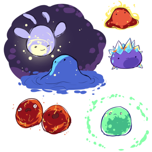 СЛАЙМ ранчер арты СЛАЙМОВ