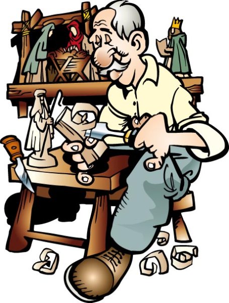 Плотник иллюстрация