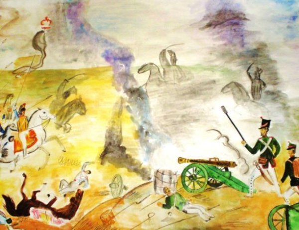 Михаил Юрьевич Лермонтов Бородино рисунок