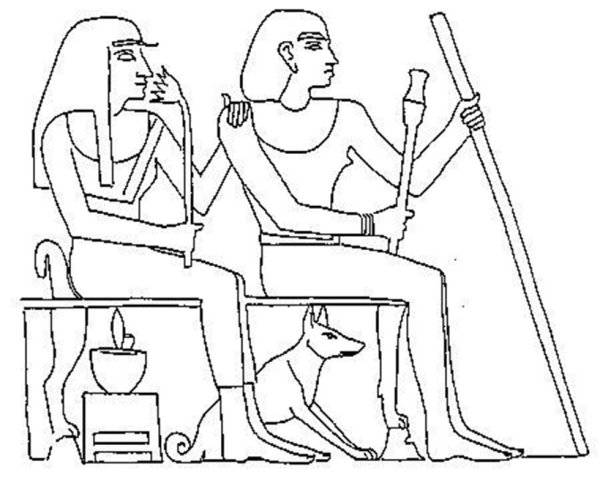 Рисунок фараона древнего Египта 5 класс