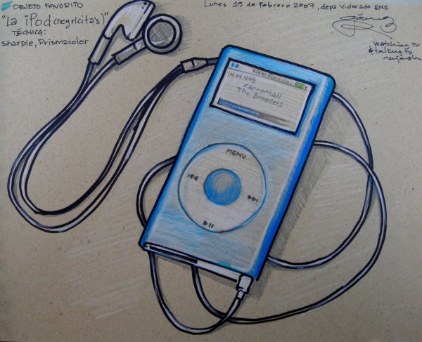 Плеер нарисованный