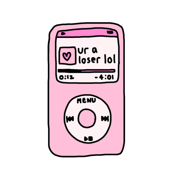 Розовые наклейки тумблер