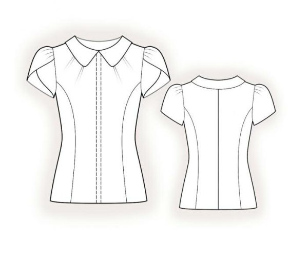 Моделирование рукава блузки