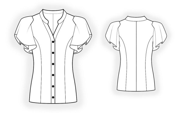 Лекало блузки