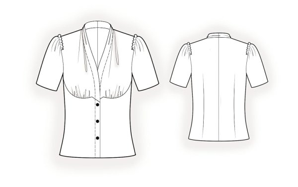 Моделирование блузки