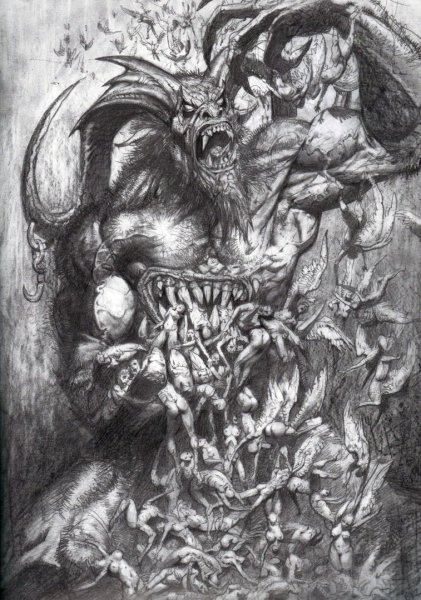 Демон Байрирон тату