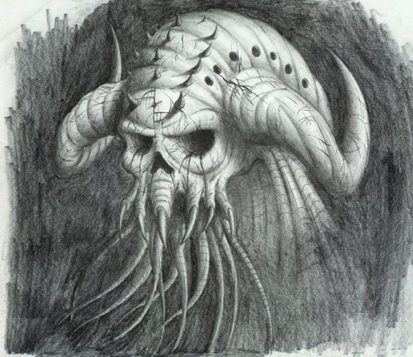 Демон рисунок