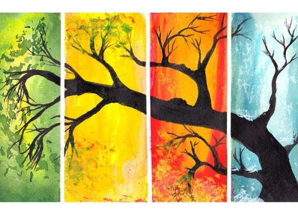 Времена года стилизация