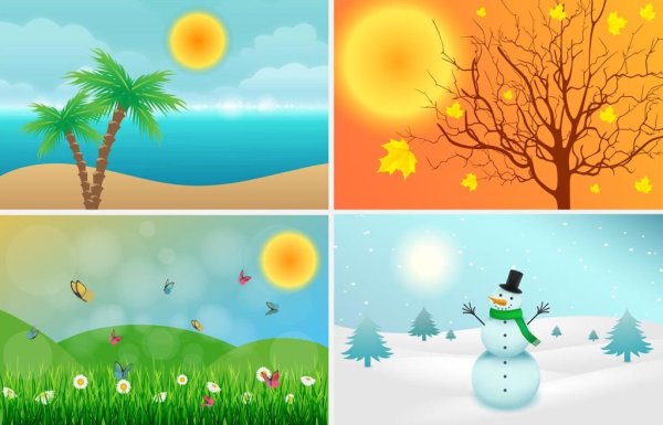 Сезоны года для детей