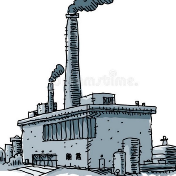 ТЭЦ векторное изображение