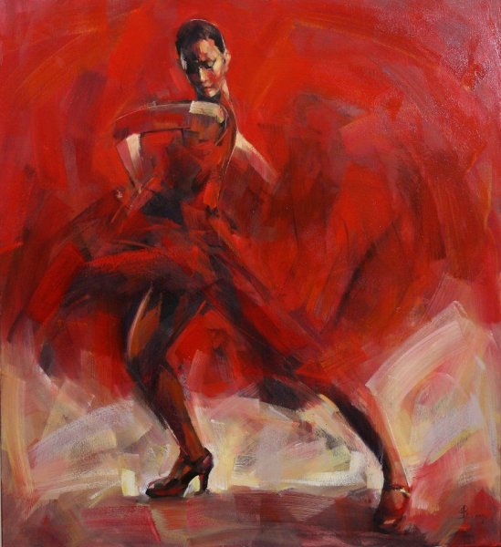 Силуэт цыганки