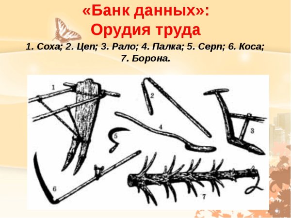 Древние орудия труда первобытного человека рисунки